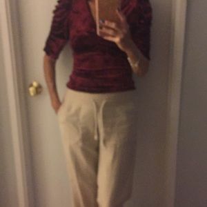 Flare leg cargo pants..Size S...